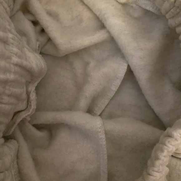 Cotton White Sweats - Picture 3 of 5